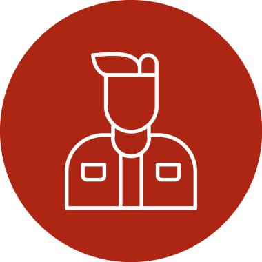 İnsan simgesinin vektör illüstrasyonu