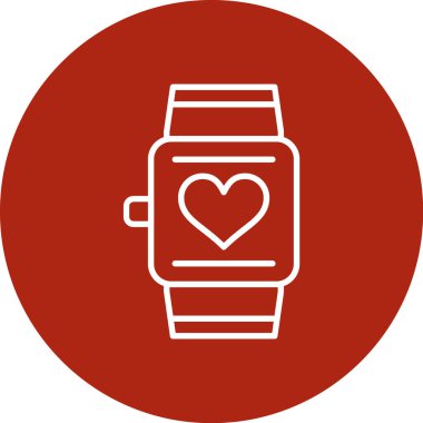 Modern b 'nin vektör illüstrasyonu ikon kalpten yoksun