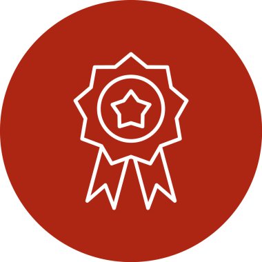 ödül rozeti simgesi vektör illüstrasyon