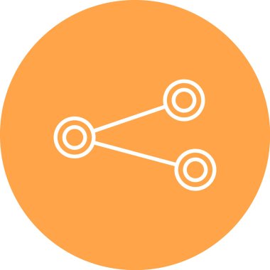 Modern bir simgenin vektör illüstrasyonu