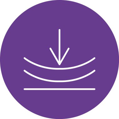 Tek bir izole simgenin vektör illüstrasyonu