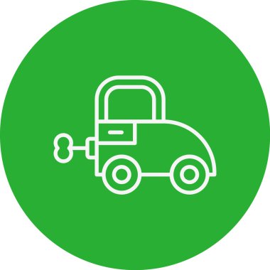 Modern oto tamir simgesinin vektör illüstrasyonu