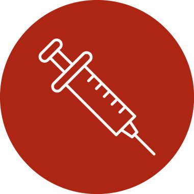 Şırınga ikonu vektör çizimi