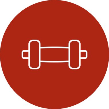 Dambıl simgesinin vektör illüstrasyonu