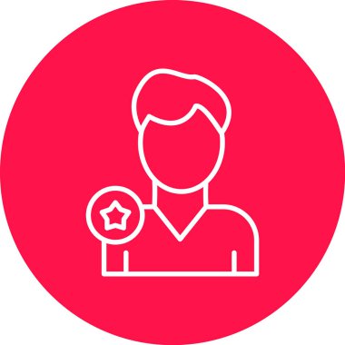 İnsan simgesinin vektör illüstrasyonu