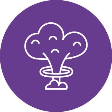 vector illustration of storm icon