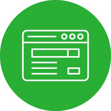 seo modern simgesinin vektör illüstrasyonu