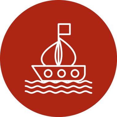 gemi vektör simgesi