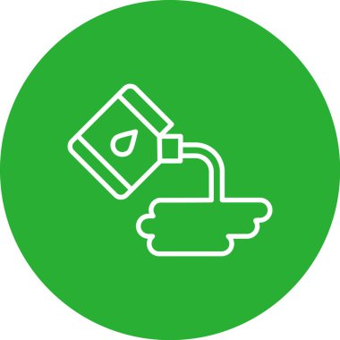 Bir fırça simgesinin vektör illüstrasyonu