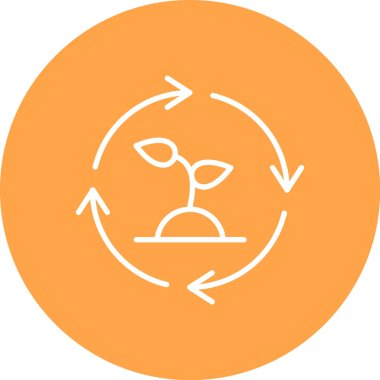 Bir insan simgesinin vektör illüstrasyonu