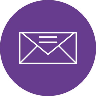 e- posta simgesi, vektör illüstrasyonu