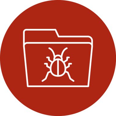 Modern b 'nin vektör çizimi hata simgesinden yoksun