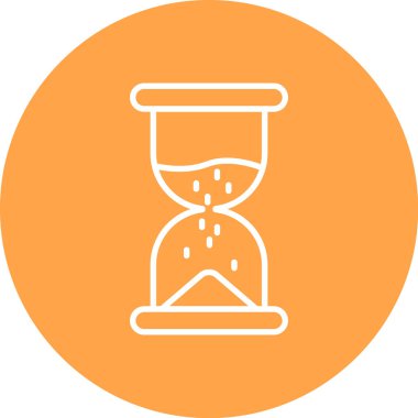 Saat simgesi vektör illüstrasyonu