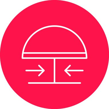 Bir şapka simgesinin vektör illüstrasyonu