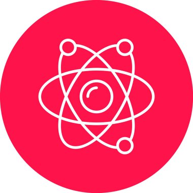 vektör atom simgesi illüstrasyonu