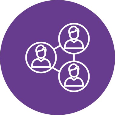 İnsan simgesinin vektör illüstrasyonu