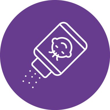 Yiyecek ve içecek ikonunun vektör illüstrasyonu