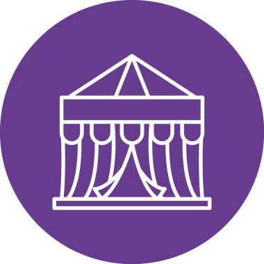 Sütun vektör çizgisi simgesine sahip güzel sütun