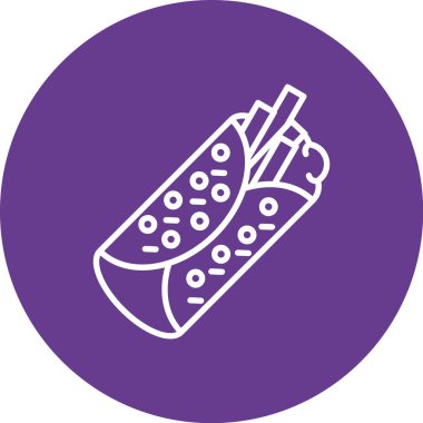 Gıda simgesinin vektör illüstrasyonu