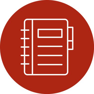 kitap simgesi, vektör illüstrasyonu