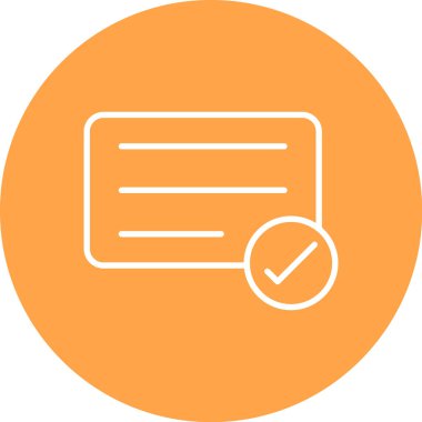 kontrol listesi simgesi vektör illüstrasyonu