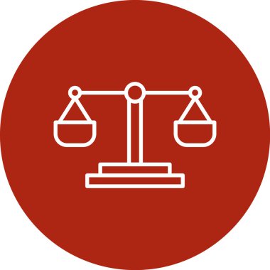 Adaletin vektör çizimi