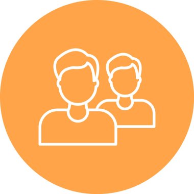 Erkek simgesinin vektör illüstrasyonu