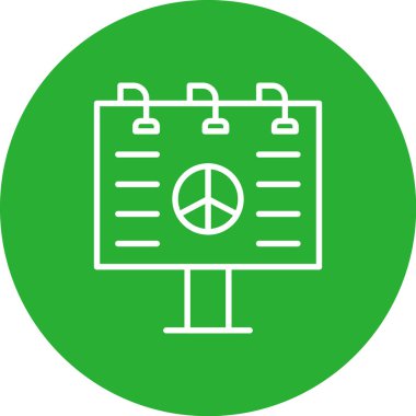 Barış Günü vektör simgesi