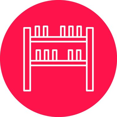 bank ikonu vektör illüstrasyonu