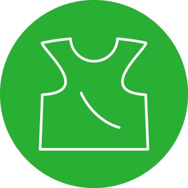 vektör giysi simgesi, vektör, illüstrasyon