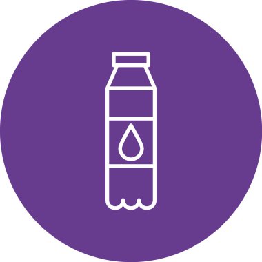 su şişesi simgesi, basit tasarım