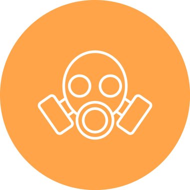 maske simgesi vektör illüstrasyonu