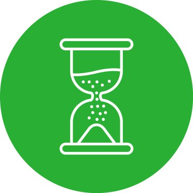 Kum saati. Basit web vektör illüstrasyonu