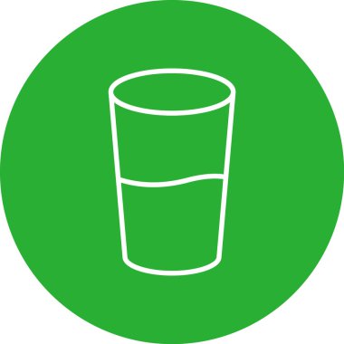 Cam simgenin vektör illüstrasyonu