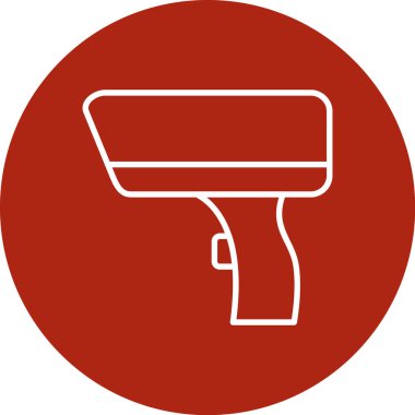 boya fırçası ikonu. Web için boya fırçası vektör simgelerinin özet çizimi