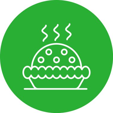 Hamburger. Web simgesi basit tasarım