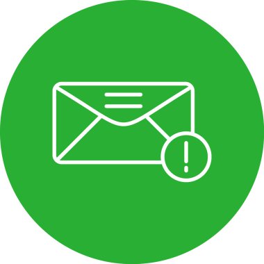 soyut arkaplan grubunda e- posta simgesi izole edildi