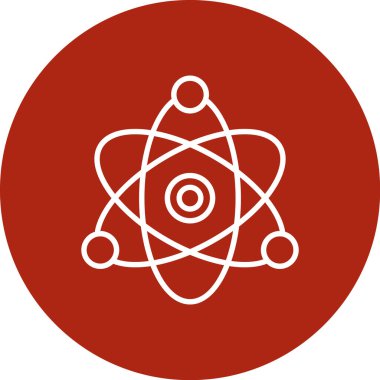 atom. Web simgesi basit tasarım