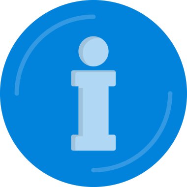 bilgi işareti simgesi, basit tasarım illüstrasyonu