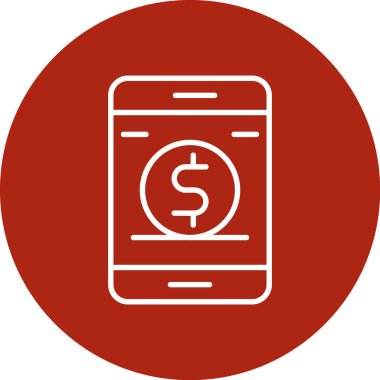 vektör cep telefon simgesi