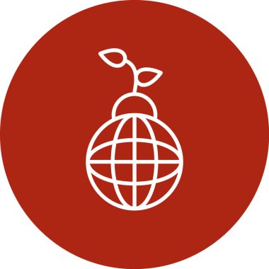 elma simgesinin vektör illüstrasyonu