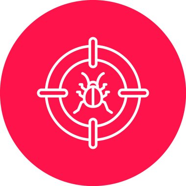 Tıbbi bir simgenin vektör illüstrasyonu