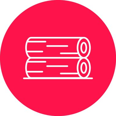 Bir kırmızı bant simgesinin vektör illüstrasyonu