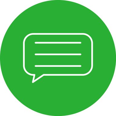 konuşma kabarcığı vektör çizimi