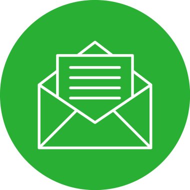 Posta simgesinin vektör illüstrasyonu