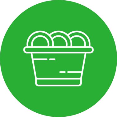 Gıda simgesinin vektör illüstrasyonu