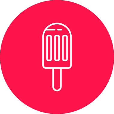 dondurma ikonu vektör illüstrasyon tasarımı