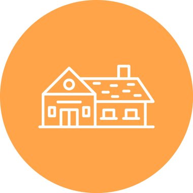 Ev simgesinin vektör illüstrasyonu