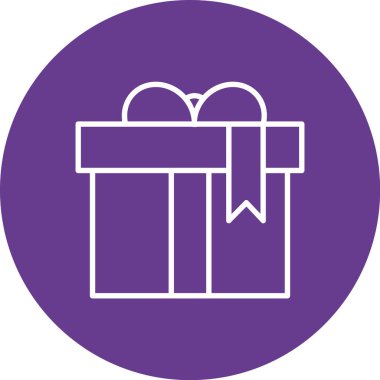 hediye kutusu ikon vektör çizimi tasarımı