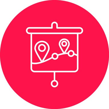 Vektör Konum pin simgesi